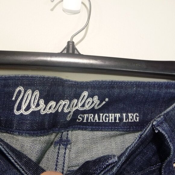 WRANGLER JEANS 30X34 (SIZE 9) STRAIGHT LEG - Picture 4 of 7